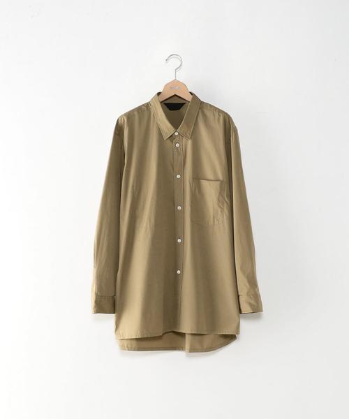 ESSAY(エッセイ)の「<ESSAY> CU/COTTON SHIRT/シャツ(シャツ/ブラウス・メンズ・ブラウン/ライラック・SMALL/MEDIUM)」の3枚目の写真
