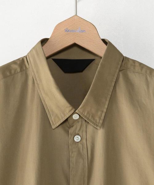 ESSAY(エッセイ)の「<ESSAY> CU/COTTON SHIRT/シャツ(シャツ/ブラウス・メンズ・ブラウン/ライラック・SMALL/MEDIUM)」の9枚目の写真