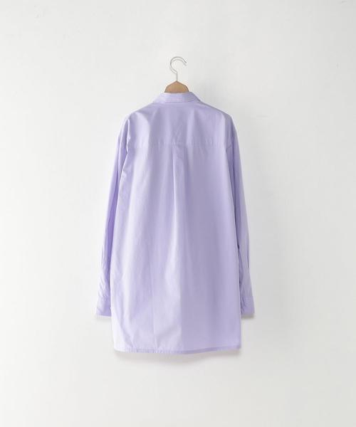 ESSAY(エッセイ)の「<ESSAY> CU/COTTON SHIRT/シャツ(シャツ/ブラウス・メンズ・ブラウン/ライラック・SMALL/MEDIUM)」の14枚目の写真