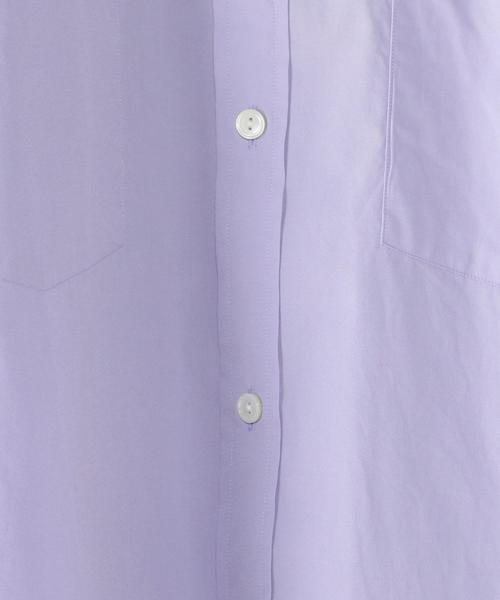 ESSAY(エッセイ)の「<ESSAY> CU/COTTON SHIRT/シャツ(シャツ/ブラウス・メンズ・ブラウン/ライラック・SMALL/MEDIUM)」の5枚目の写真