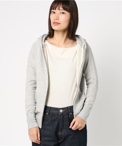 GeeRA(ジーラ)の「オニ裏毛シルエットがきれいパーカー(パーカー・レディース・ネイビー/杢グレー・LL/S/M/L/XX-LARGE)」の11枚目の写真