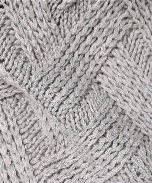 MERLOT（メルロー）の「ビッグケーブルニットプルオーバー6274（ニット/セーター・レディース・ベージュ/ネイビー/グレー/カーキ・FREE）」の8枚目の写真