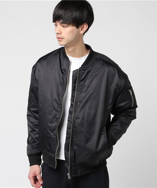 VENCEEXCHANGE(ヴァンスエクスチェンジ)の「ヘビーナイロンツイルBIGMA-1 (MA-1・メンズ・ブラック/オリーブ/ライトカーキ・MEDIUM/LARGE)」の12枚目の写真