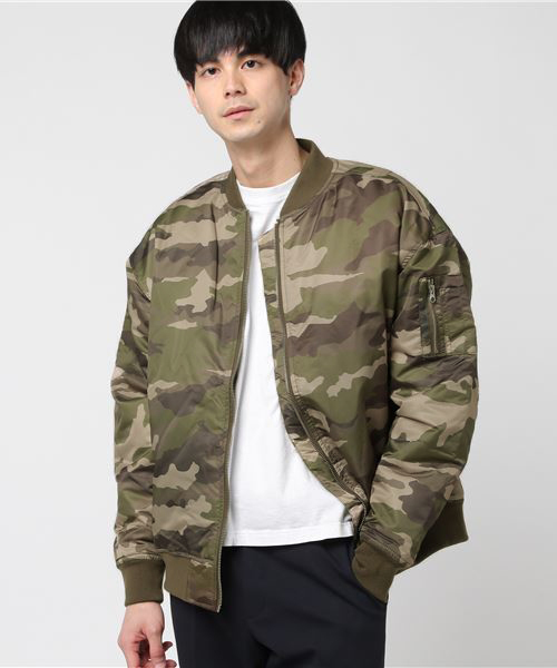 VENCEEXCHANGE(ヴァンスエクスチェンジ)の「ヘビーナイロンツイルBIGMA-1 (MA-1・メンズ・ブラック/オリーブ/ライトカーキ・MEDIUM/LARGE)」の14枚目の写真