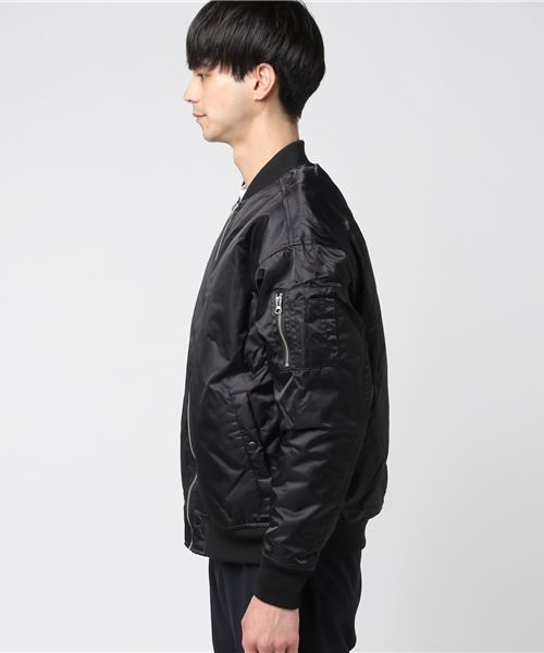 VENCEEXCHANGE(ヴァンスエクスチェンジ)の「ヘビーナイロンツイルBIGMA-1 (MA-1・メンズ・ブラック/オリーブ/ライトカーキ・MEDIUM/LARGE)」の8枚目の写真