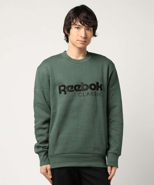 Reebok（リーボック）の「クルーネックスウェット [EF Reebok Crew]（スウェット・メンズ・ネイビー/グリーン系その他/ホワイト・MEDIUM/LARGE/X-LARGE/X-SMALL/SMALL/XXX-LARGE/XX-LARGE）」の2枚目の写真