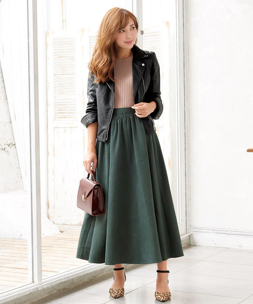 KOBE LETTUCE（コウベレタス）の「フェイクレザーライダースジャケット（ライダースジャケット・レディース・ブラック/ベージュ系その他/キャメル/ピンクベージュ・FREE）」の14枚目の写真