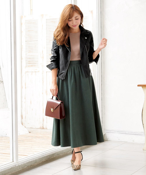 KOBE LETTUCE（コウベレタス）の「フェイクレザーライダースジャケット（ライダースジャケット・レディース・ブラック/ベージュ系その他/キャメル/ピンクベージュ・FREE）」の15枚目の写真