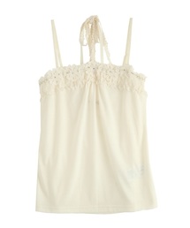axes femme | 立体お花レースホルターキャミ(キャミソール)