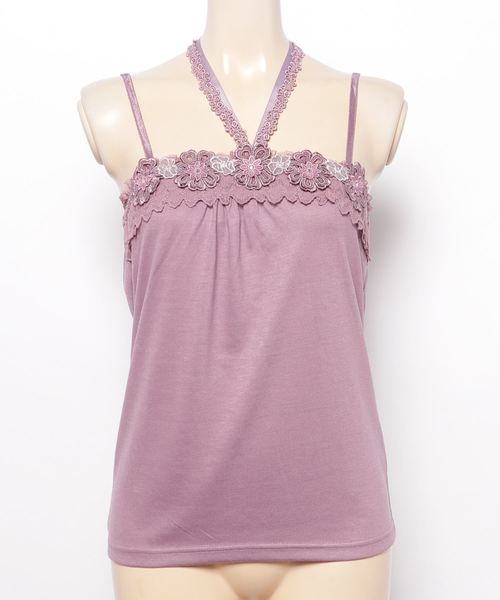 axes femme（アクシーズファム）の「立体お花レースホルター