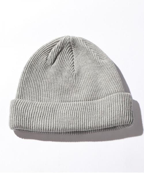 MONKEY TIME(モンキータイム)の「<monkey time> A/C SHORT BEANIE/ショートビーニー(ニットキャップ/ビーニー・メンズ・グレー/ブラック/ベージュ/ネイビー/パープル・FREE)」の3枚目の写真