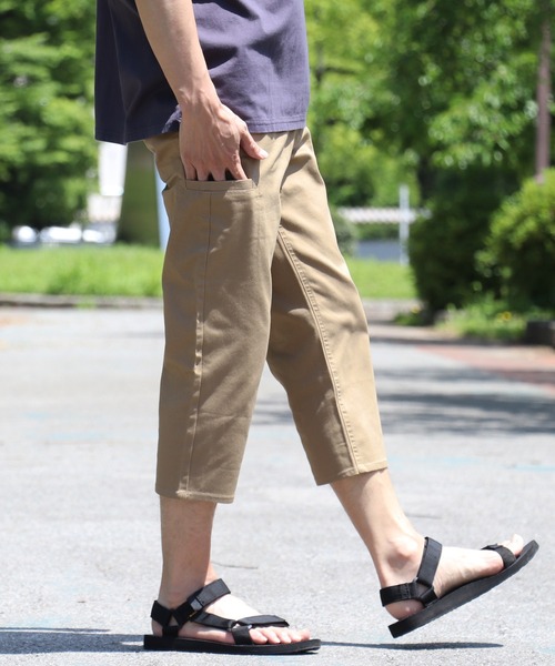 KRIFF MAYER(クリフメイヤー)の「ストレッチクロップドパンツ(チノパンツ・メンズ・ブラック/ベージュ/ネイビー/カーキ・SMALL/MEDIUM/LARGE/X-LARGE)」の1枚目の写真