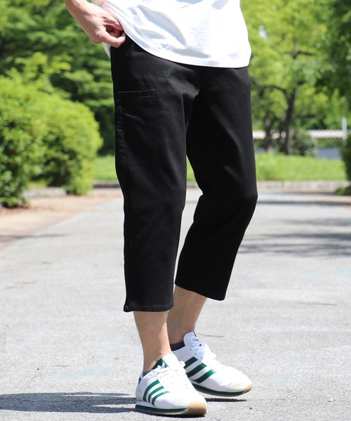 KRIFF MAYER(クリフメイヤー)の「ストレッチクロップドパンツ(チノパンツ・メンズ・ブラック/ベージュ/ネイビー/カーキ・SMALL/MEDIUM/LARGE/X-LARGE)」の2枚目の写真