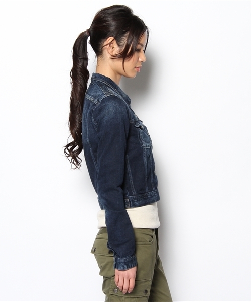 TOMMY HILFIGER(トミーヒルフィガー)の「VIVIANNE JACKET LADST(デニムジャケット・レディース・インディゴブルー・X-SMALL/SMALL/MEDIUM)」の7枚目の写真