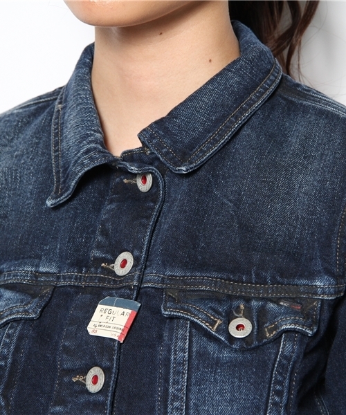 TOMMY HILFIGER(トミーヒルフィガー)の「VIVIANNE JACKET LADST(デニムジャケット・レディース・インディゴブルー・X-SMALL/SMALL/MEDIUM)」の4枚目の写真