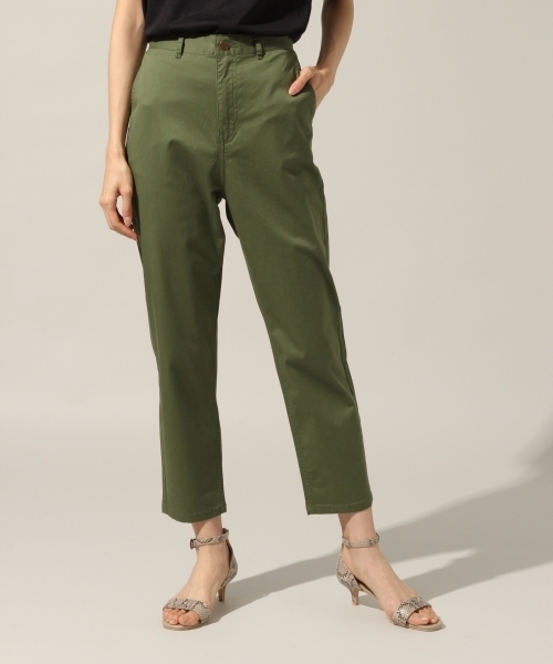 BLISS POINT（ブリスポイント）の「チノテーパードパンツ/793874（チノパンツ・レディース・カーキ/ネイビー/ベージュ/グリーン・LARGE/MEDIUM/SMALL）」の17枚目の写真