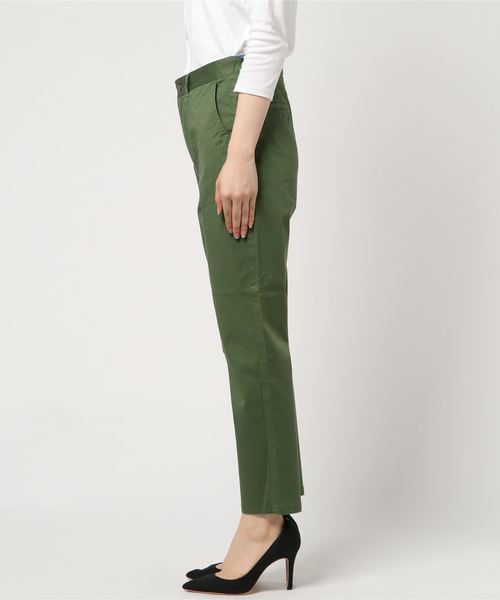 BLISS POINT（ブリスポイント）の「チノテーパードパンツ/793874（チノパンツ・レディース・カーキ/ネイビー/ベージュ/グリーン・LARGE/MEDIUM/SMALL）」の15枚目の写真