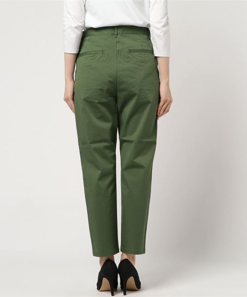 BLISS POINT（ブリスポイント）の「チノテーパードパンツ/793874（チノパンツ・レディース・カーキ/ネイビー/ベージュ/グリーン・LARGE/MEDIUM/SMALL）」の16枚目の写真