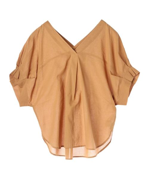 earth music&ecology（アースミュージックアンドエコロジー）の「コットンボイルスキッパーシャツ（シャツ/ブラウス・レディース・ブラック/レッド/カーキ/オフホワイト/マスタード/ネイビー・FREE）」の10枚目の写真