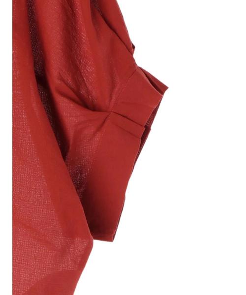 earth music&ecology（アースミュージックアンドエコロジー）の「コットンボイルスキッパーシャツ（シャツ/ブラウス・レディース・ブラック/レッド/カーキ/オフホワイト/マスタード/ネイビー・FREE）」の16枚目の写真