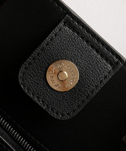 green label relaxing（グリーンレーベルリラクシング）の「CS バンブーハンドル 2WAYバッグ ◆（ショルダーバッグ・レディース・ブラック/ベージュ/イエロー/グレー・FREE）」の10枚目の写真