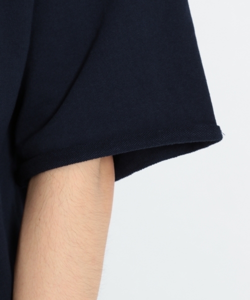 niko and...（ニコアンド）の「ガス焼き裏毛5分袖プルオーバー（Tシャツ/カットソー・メンズ・ネイビー/カーキ/オレンジ・MEDIUM/LARGE）」の13枚目の写真