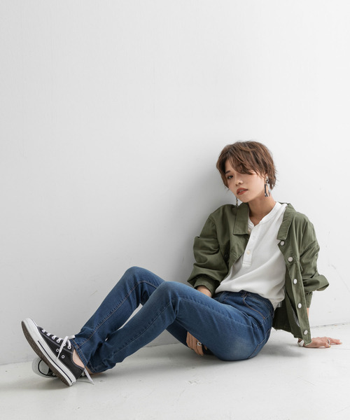 Newlyme（ニューリーミー）の「極伸び超ストレッチスキニーデニム（デニムパンツ・レディース・ライトブルー/ブラック/インディゴブルー/ブルー/ブルー系その他/ブルー系その他2・SMALL/MEDIUM/LARGE/X-LARGE/X-SMALL/XX-LARGE）」の10枚目の写真