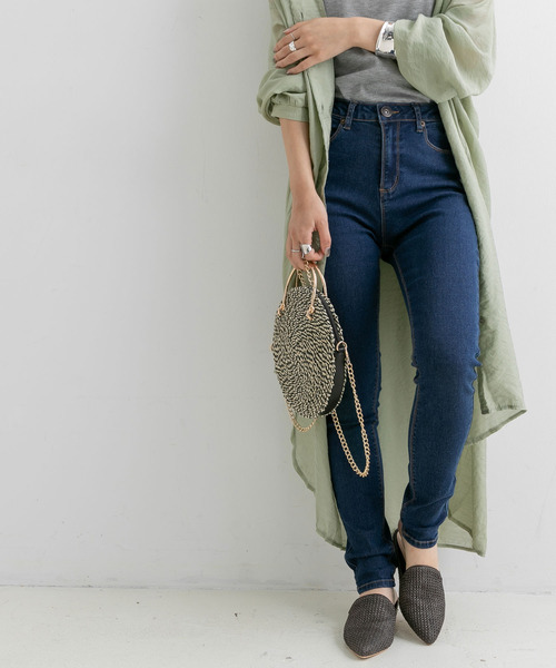 セール】極伸び超ストレッチスキニーデニム（デニムパンツ）｜Newlyme