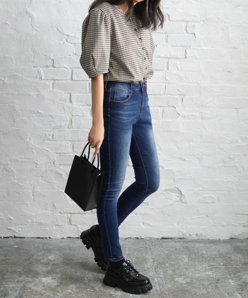 セール】極伸び超ストレッチスキニーデニム（デニムパンツ）｜Newlyme