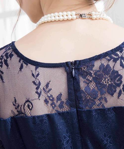DRESS STAR(ドレス スター)の「レース5分袖ワンピースドレスパーティードレス(ドレス・レディース・ブラック/ネイビー/グレー・S/M/L/XL/XXL/XXXL)」の22枚目の写真