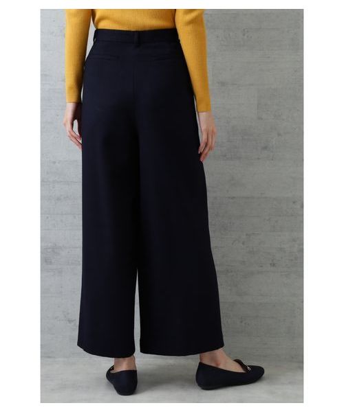 NATURAL BEAUTY BASIC（ナチュラルビューティーベーシック）の「【Oggi 11月号掲載】60/2ハイカウントサキソニーワイドPN（その他パンツ・レディース・ベージュ/ネイビー/グレー・SMALL/MEDIUM/X-SMALL）」の9枚目の写真