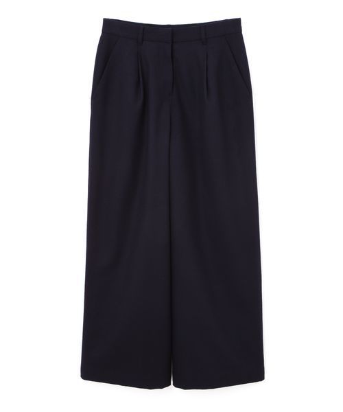 NATURAL BEAUTY BASIC（ナチュラルビューティーベーシック）の「【Oggi 11月号掲載】60/2ハイカウントサキソニーワイドPN（その他パンツ・レディース・ベージュ/ネイビー/グレー・SMALL/MEDIUM/X-SMALL）」の13枚目の写真