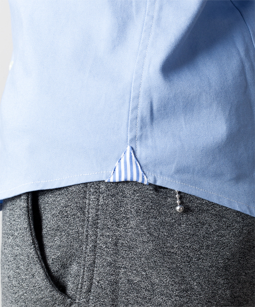 NANO universe(ナノユニバース)の「ミラクルコットンOXSH L/S(シャツ/ブラウス・メンズ・ホワイト/サックスブルー/ネイビー・SMALL/MEDIUM/LARGE/X-LARGE)」の14枚目の写真