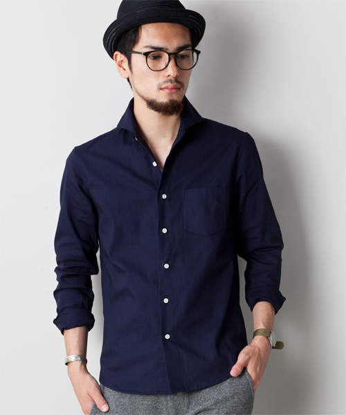 NANO universe(ナノユニバース)の「ミラクルコットンOXSH L/S(シャツ/ブラウス・メンズ・ホワイト/サックスブルー/ネイビー・SMALL/MEDIUM/LARGE/X-LARGE)」の5枚目の写真