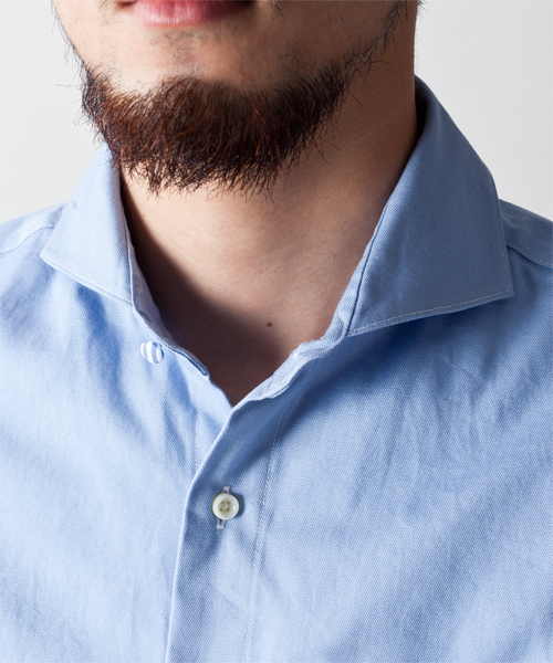 NANO universe(ナノユニバース)の「ミラクルコットンOXSH L/S(シャツ/ブラウス・メンズ・ホワイト/サックスブルー/ネイビー・SMALL/MEDIUM/LARGE/X-LARGE)」の9枚目の写真