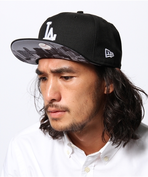 NEW ERA（ニューエラ）の「WEGO/59FIFTY LAロゴキャップ（キャップ・メンズ・ブラック・SMALL/MEDIUM/LARGE）」の8枚目の写真