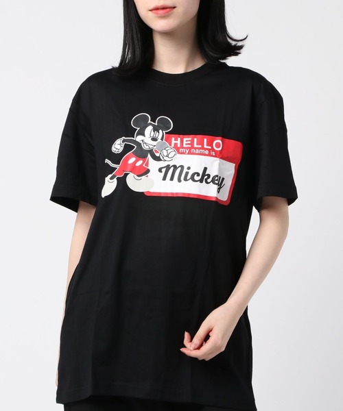 Goodparis グッドパリス セレクト ディズニー ミッキー Disney Hello T 半袖プリントtシャツ Tシャツ カットソー Goodparis グッドパリス のファッション通販 Zozotown