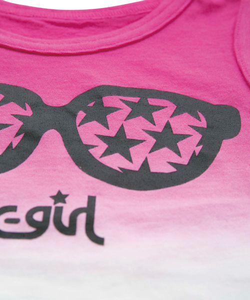 X-girl Stages（エックスガールステージス）の「GRADATION TANKTOP SUNGLASSES（2T・3T）（タンクトップ・キッズ・ピンク/パープル/イエロー・2T/3T）」の7枚目の写真