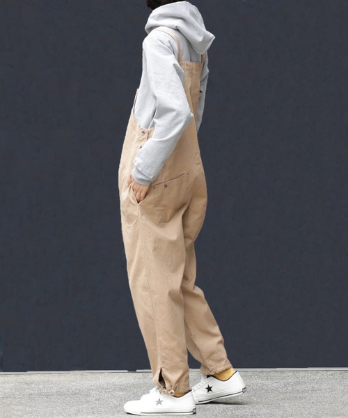 GREEN BOWL（グリーンボウル）の「GREEN BOWL Deck Overall/グリーンボウル デッキ オーバーオール（サロペット/オーバーオール・メンズ・カーキ/チャコールグレー/ベージュ/ネイビー/ブラウン/ブルー系その他・FREE）」の9枚目の写真