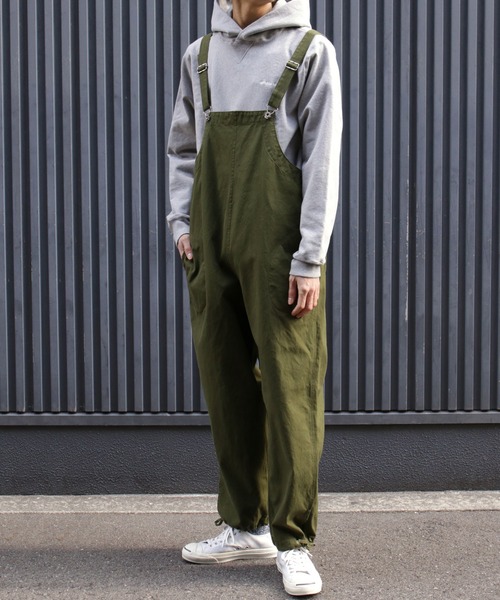 GREEN BOWL（グリーンボウル）の「GREEN BOWL Deck Overall/グリーンボウル デッキ オーバーオール（サロペット/オーバーオール・メンズ・カーキ/チャコールグレー/ベージュ/ネイビー/ブラウン/ブルー系その他・FREE）」の18枚目の写真