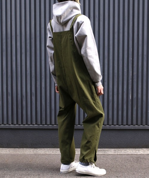 GREEN BOWL（グリーンボウル）の「GREEN BOWL Deck Overall/グリーンボウル デッキ オーバーオール（サロペット/オーバーオール・メンズ・カーキ/チャコールグレー/ベージュ/ネイビー/ブラウン/ブルー系その他・FREE）」の19枚目の写真