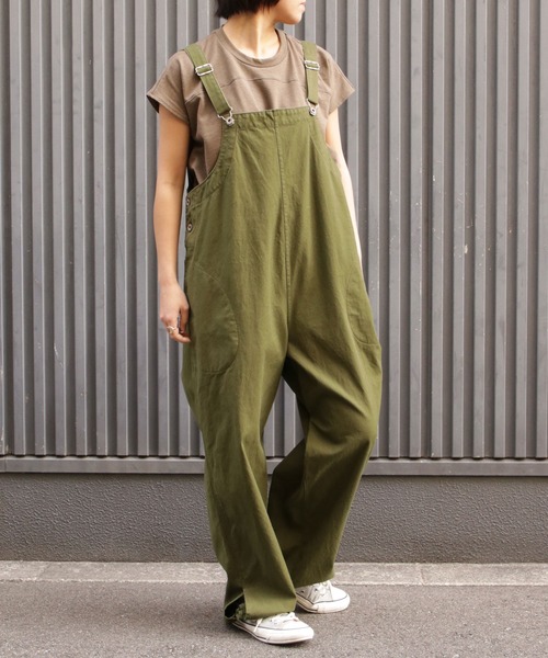 GREEN BOWL（グリーンボウル）の「GREEN BOWL Deck Overall/グリーンボウル デッキ オーバーオール（サロペット/オーバーオール・メンズ・カーキ/チャコールグレー/ベージュ/ネイビー/ブラウン/ブルー系その他・FREE）」の16枚目の写真