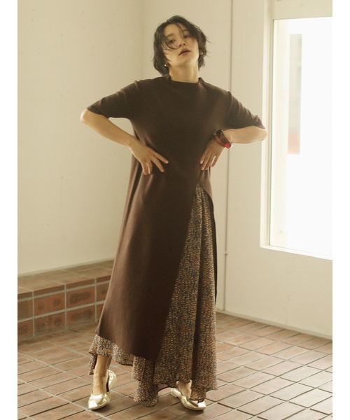 Ungrid(アングリッド)の「シフォンイレヘムスカート(スカート・レディース・グレー/イエロー・FREE)」の3枚目の写真