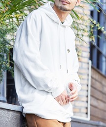Mark Gonzales/マークゴンザレス MONO-MART別注ロゴ刺繍 オーバーサイズ プルオーバーパーカー