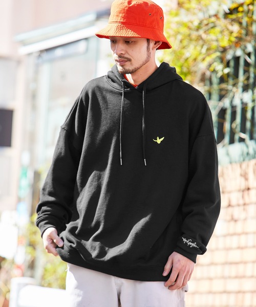 Mark Gonzales/マークゴンザレス MONO-MART別注ロゴ刺繍 オーバー