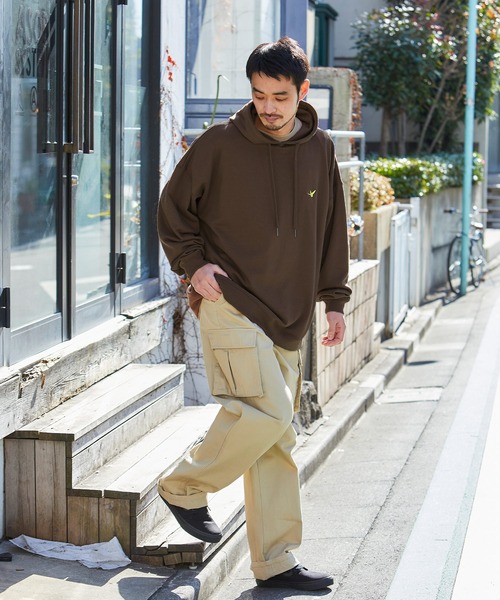 Mark Gonzales/マークゴンザレス MONO-MART別注ロゴ刺繍 オーバー