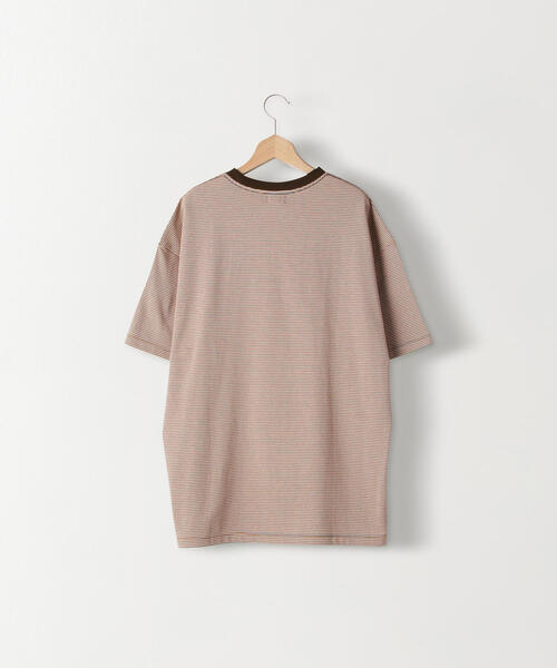 BATONER x Steven Alan Basque Shirt カットソー Steven Alan＞ブークレ ダンボール スキッパー ネック プル