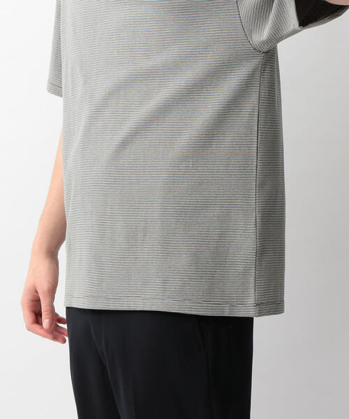 Steven Alan（スティーブンアラン）の「＜Steven Alan＞ LIGHT HI-DENS MULTI BORDER TEE-BOX/Tシャツ（Tシャツ/カットソー・メンズ・オレンジ/ケリー・LARGE/SMALL/MEDIUM/X-LARGE）」の14枚目の写真