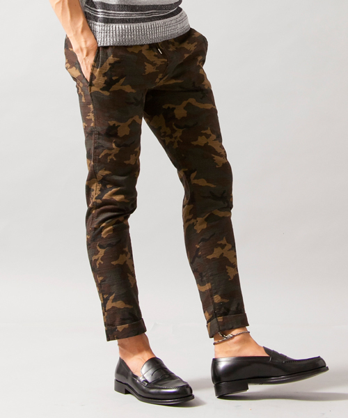 BEAUTY&YOUTH UNITED ARROWS(ビューティーアンドユースユナイテッドアローズ)の「BY ∴ コットン/プリント イージー アンクル パンツ◆(その他パンツ・メンズ・その他1/その他2・SMALL/X-LARGE/MEDIUM/LARGE)」の2枚目の写真