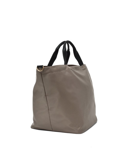 VitaFelice（ヴィータフェリーチェ）の「本革ハンドル2wayビッグナイロントートバッグ（ボストンバッグ・レディース・ブラック/チャコールグレー/ネイビー/パープル/ベージュ系その他・FREE）」の16枚目の写真